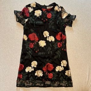 Black Floral Dress